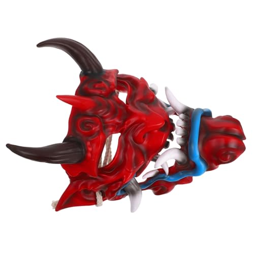 Yardwe Japanische Hannya Maske Halloween Kostümmaske mit Realistischer Dämonenoptik Verstellbar Unisex für Cosplay Halloweenpartys und Maskenbälle Langlebige Verarbeitung Yardwe Japanische Hannya Maske Halloween Kostümmaske mit Realistischer Dämonenoptik Verstellbar Unisex für Cosplay Halloweenpartys und Maskenbälle Langlebige Verarbeitung von Yardwe