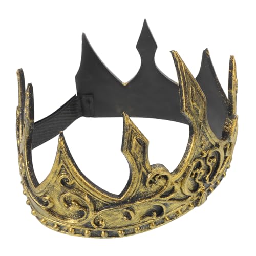 Yardwe Königskrone Stirnband Leicht Angenehm Komfortabel Mittelalterliches Partykostüm Geburtstagskrone Halloween Fasching Cosplay Zubehör für Kinderfest Yardwe Königskrone Stirnband Leicht Angenehm Komfortabel Mittelalterliches Partykostüm Geburtstagskrone Halloween Fasching Cosplay Zubehör für Kinderfest von Yardwe