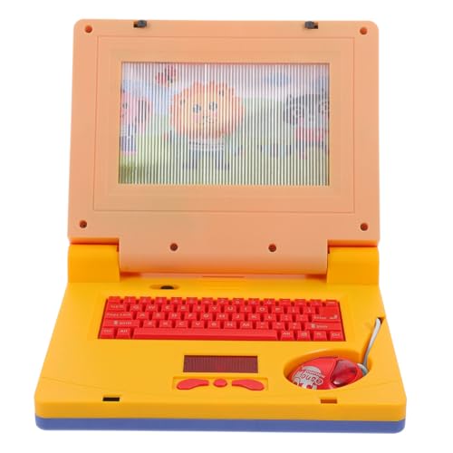 Yardwe Laptop Lerncomputer mit Realistischem Design LED Musik Standardtastatur Kompakt und Leicht Fördert Kognitive Entwicklung und Spielerisches Lernen Gelb Yardwe Laptop Lerncomputer mit Realistischem Design LED Musik Standardtastatur Kompakt und Leicht Fördert Kognitive Entwicklung und Spielerisches Lernen Gelb von Yardwe