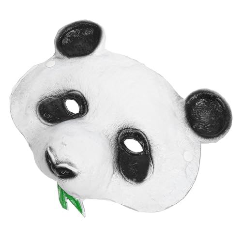 Yardwe Leichte PU Panda Maske für Erwachsene Atmungsaktives Tier Kostüm Realistische Details Komfortables Design für Halloween Karneval und Cosplay Partys Yardwe Leichte PU Panda Maske für Erwachsene Atmungsaktives Tier Kostüm Realistische Details Komfortables Design für Halloween Karneval und Cosplay Partys von Yardwe