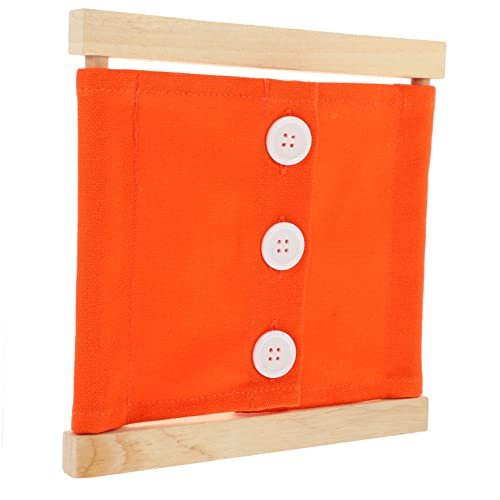 Yardwe Anziehspielzeug für Vorschulkinder Sensorisches Beschäftigungsbrett Lernspielzeug aus Holz und Stoff Krawattenspielzeug für Kindergarten Knopf Spielzeug für Kleinkinder Yardwe Anziehspielzeug für Vorschulkinder Sensorisches Beschäftigungsbrett Lernspielzeug aus Holz und Stoff Krawattenspielzeug für Kindergarten Knopf Spielzeug für Kleinkinder von Yardwe