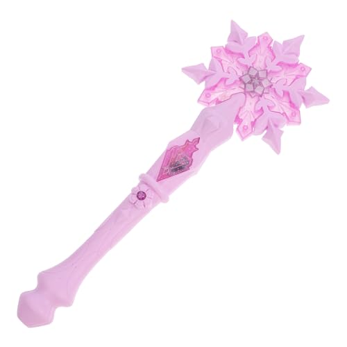 Yardwe Leuchtender Schneeflockenstab für Kinder, Pink, 12, 6 Zoll, Prinzessinnen-Cosplay für Weihnachts-Halloween-partyzubehör Yardwe Leuchtender Schneeflockenstab für Kinder, Pink, 12, 6 Zoll, Prinzessinnen-Cosplay für Weihnachts-Halloween-partyzubehör von Yardwe