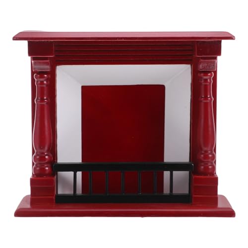 Yardwe Mini-Kamin für Puppenhaus: 1:12 Miniatur-Holzkamin-Modell - Kleine Möbeldekoration Zubehör Kleine Hausszene Dekoration Yardwe Mini-Kamin für Puppenhaus: 1:12 Miniatur-Holzkamin-Modell - Kleine Möbeldekoration Zubehör Kleine Hausszene Dekoration von Yardwe