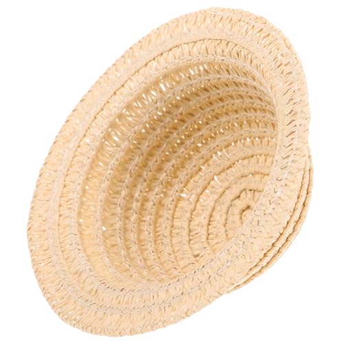 Yardwe Mini Strohhut für Puppen Kleines Geflochtenes Dekorationszubehör Leichter Realistischer Miniatur Strohhut für DIY Bastelarbeiten Puppenhausdeko Foto Requisite Vielseitig Yardwe Mini Strohhut für Puppen Kleines Geflochtenes Dekorationszubehör Leichter Realistischer Miniatur Strohhut für DIY Bastelarbeiten Puppenhausdeko Foto Requisite Vielseitig von Yardwe