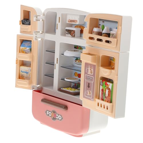 Yardwe Miniatur Kühlschrank Spielset mit Miniatur Lebensmitteln Realistisches Mini Haus Zubehör für Kreatives Rollenspiel Sicher und Langlebig Dekoration für Puppenhaus und Spielküche Yardwe Miniatur Kühlschrank Spielset mit Miniatur Lebensmitteln Realistisches Mini Haus Zubehör für Kreatives Rollenspiel Sicher und Langlebig Dekoration für Puppenhaus und Spielküche von Yardwe
