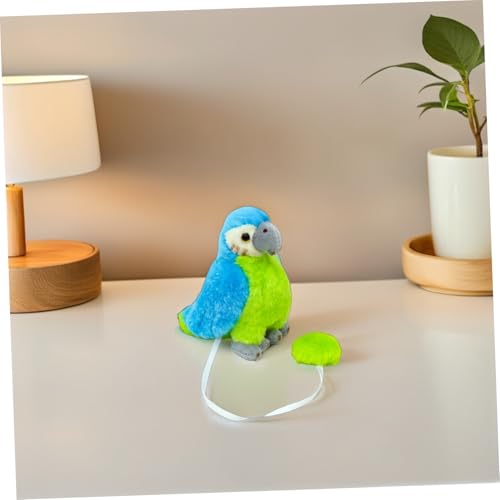 Yardwe Plüsch Schulter Papagei Weicher Realistischer Piraten Vogel als Kostüm Accessoire und Halloween Requisite für Erwachsene und Blau Bequem Tragbar für Cosplay und Party Yardwe Plüsch Schulter Papagei Weicher Realistischer Piraten Vogel als Kostüm Accessoire und Halloween Requisite für Erwachsene und Blau Bequem Tragbar für Cosplay und Party von Yardwe