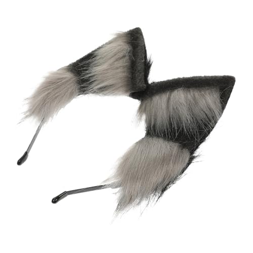 Yardwe Plüsch Wolfsohren Haarband Damen Haar Accessoire Cosplay Party Kostüm Zubehör Leicht und Detailreich für Weihnachten Karneval Geburtstage und Auftritte Yardwe Plüsch Wolfsohren Haarband Damen Haar Accessoire Cosplay Party Kostüm Zubehör Leicht und Detailreich für Weihnachten Karneval Geburtstage und Auftritte von Yardwe