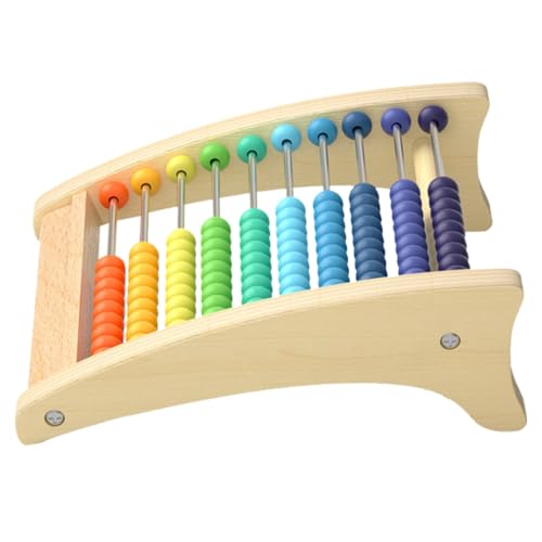 Yardwe Praktischer Holz Rechenrahmen für Farbenfrohes Rechenlernspielzeug Sicher und Glatt Verarbeitet Fördert Addition und Subtraktion für Matheanfänger im Grundschulalter Yardwe Praktischer Holz Rechenrahmen für Farbenfrohes Rechenlernspielzeug Sicher und Glatt Verarbeitet Fördert Addition und Subtraktion für Matheanfänger im Grundschulalter von Yardwe