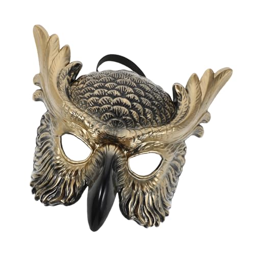 Yardwe Realistische Katzenkopf-eule Maske mit Schnabel Detailreiche Halbe Tiergesichtsmaske für Halloween Karneval Cosplay Maskenbälle und Party für Erwachsene Yardwe Realistische Katzenkopf-eule Maske mit Schnabel Detailreiche Halbe Tiergesichtsmaske für Halloween Karneval Cosplay Maskenbälle und Party für Erwachsene von Yardwe