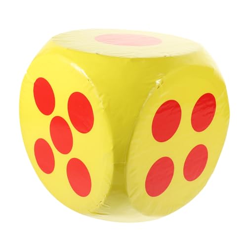 Yardwe Riesiger Schaumstoffwürfel Gelb Übergroßer Spielwürfel für Würfelspiele Party Lernspielzeug für Erwachsene Familienfeiern und Schulaktivitäten Yardwe Riesiger Schaumstoffwürfel Gelb Übergroßer Spielwürfel für Würfelspiele Party Lernspielzeug für Erwachsene Familienfeiern und Schulaktivitäten von Yardwe