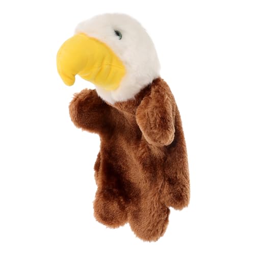 Yardwe Simulation Adler Handpuppe Plüschspielzeug Langlebig Sicher für Eltern Junge Mädchen Spiel Fantasie Anregend Story Puppets Yardwe Simulation Adler Handpuppe Plüschspielzeug Langlebig Sicher für Eltern Junge Mädchen Spiel Fantasie Anregend Story Puppets von Yardwe