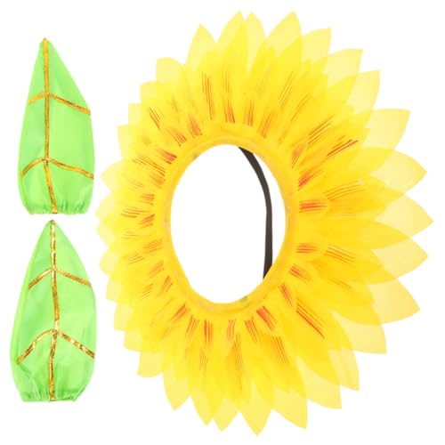 Yardwe Sunflower Headwear Set mit Weichem Bequemes Cosplay Blumenkopfschmuck für Festival Kostüm Lustige Performance Requisiten Geeignet für Tanzpartys und Erwachsene Yardwe Sunflower Headwear Set mit Weichem Bequemes Cosplay Blumenkopfschmuck für Festival Kostüm Lustige Performance Requisiten Geeignet für Tanzpartys und Erwachsene von Yardwe