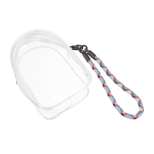 Yardwe Transparente PVC Doll Aufbewahrungstasche mit Reißverschluss Tragbarer Organizer für Mini-Figuren Handy Schlüssel und Zubehör Multifunktionale Sammeltasche mit Farbigem Gewebtem Yardwe Transparente PVC Doll Aufbewahrungstasche mit Reißverschluss Tragbarer Organizer für Mini-Figuren Handy Schlüssel und Zubehör Multifunktionale Sammeltasche mit Farbigem Gewebtem von Yardwe