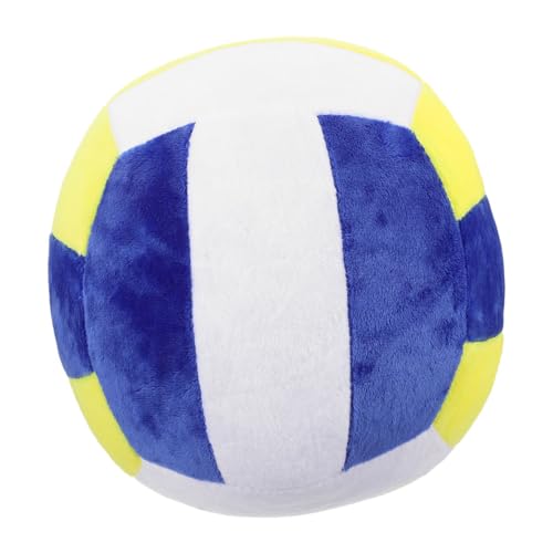 Yardwe Volleyball-Plüschkissen weicher Hundeball Babybälle Volleyball-Kissensport Basketball-Kleinkind Hundespielzeugball Volleyballblau Babyspielzeug Kapsel -Plüschball PP Baumwolle von Yardwe