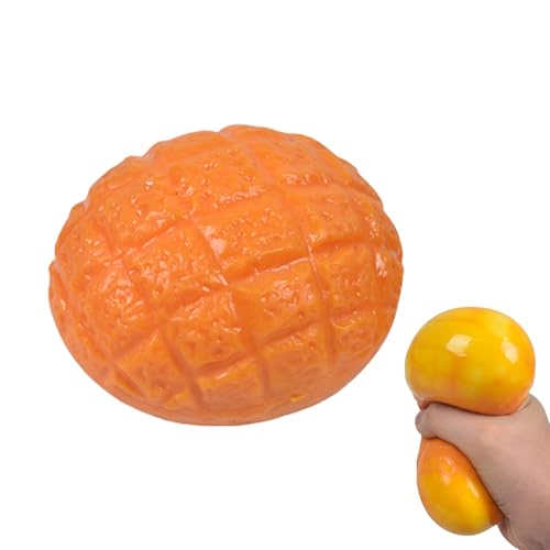 2 Stück Simulation Ananas Croissant Squishy Squeeze Toy, Anti Stress Spielzeug, Realistisches Brot Stressabbau Spielzeug, Antistress Spielzeug Sensorisches Stressspielzeug für Erwachsene und Kinder von Yarteim