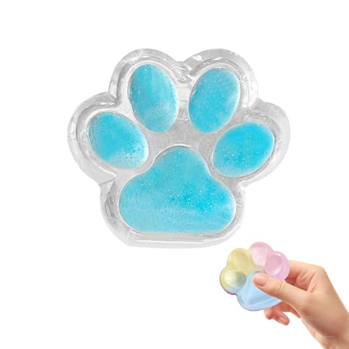 Cat Paw Anti Stress Ball, Neu Squeeze Spielzeug, Süßes Cartoon Katzenpfoten Quetschspielzeug Katzenpfoten Spielzeug, Sensory Toys, Soft Squeeze Antistressball, Squishy Toy Mädchen und Jungen (#10) von Yarteim