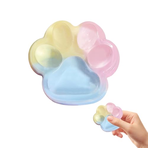 Cat Paw Anti Stress Ball, Neu Squeeze Spielzeug, Süßes Cartoon Katzenpfoten Quetschspielzeug Katzenpfoten Spielzeug, Sensory Toys, Soft Squeeze Antistressball, Squishy Toy Mädchen und Jungen (#11) von Yarteim