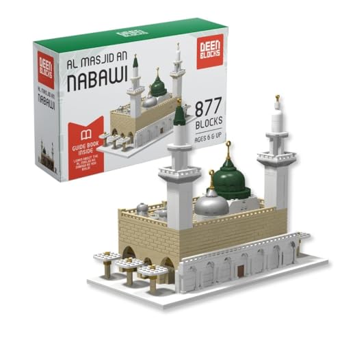 Islamische Architektur der Madina-Moschee Bausteine für Kinder und Erwachsene, 4er-Set (Masjid an Nabawi) von Yaseer