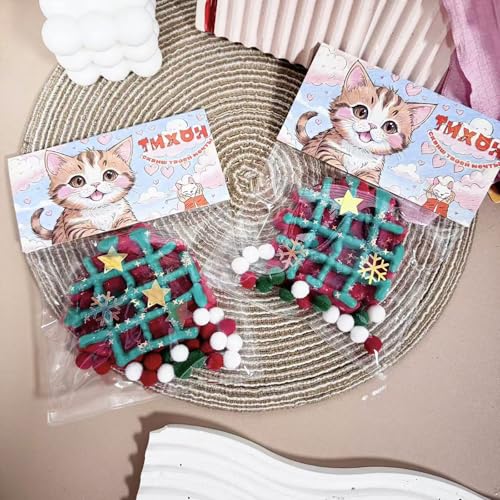 Kawaii Weihnachts Katze Claw Squeeze Toy Weich Mochi Langsam Rebound Stress Relief Spielzeug für Mädchen niedliche Xmas Geschenke von Yawdil