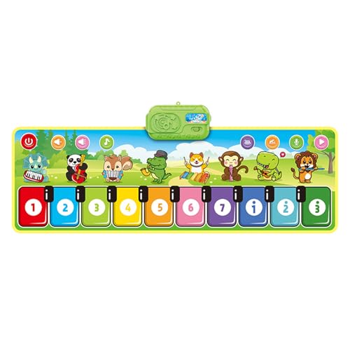 Kid's Piano Keyboard Dance Matte: Multifunktion aler Krabbel Spiel Teppich für frühes Lernen von Yawdil