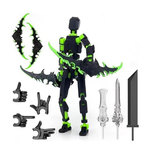 Yawdil 1 Set DIY Anti-Stress-Spielzeug Glück 13 Figur Roboter Sammlerstück Gelenk 3D-gedruckte Generation Titan13 Puppe von Yawdil