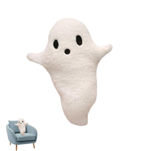 Halloween Geisterkissen, Halloween Geister Kissen, Halloween Geister Wurfkissen Gefüllte Plüschtiere, Niedlich Gruselige Kissen Puppe, Halloween Geburtstagsgeschenke Weiches Bett/Sofa Dekorationen von Yaztauho