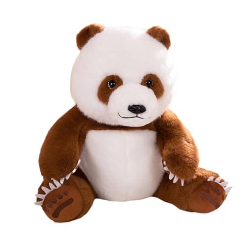 Yaztauho Ausgestopfter Pandabär,Ausgestopfter Panda | Weiches Tier-Plüschtier, süße Panda-Puppe, 30 cm,Raumdekoration, umarmbares Spielzeug-Wurfkissen für Kinder, Erwachsene, Wohnzimmer, Schlafzimmer, von Yaztauho