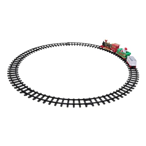 Yaztauho Eisenbahnschiene für Weihnachtsbaum, elektrisches Eisenbahnset mit Licht,Eisenbahn-Set für Kinder mit Licht und Musik | Elektrische Eisenbahn von Rail Toys in leuchtenden Farben zur von Yaztauho