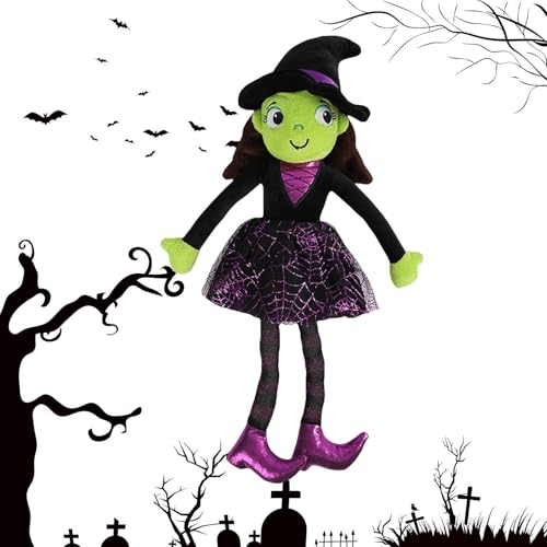 Yaztauho Hexen Plüschpuppe,Kuschelige Halloween-Hexenpuppe - Niedliches Weiches Kuscheltier Und Schöne Dekoration Für Innenräume Inklusive Büros Bett Sofa Wohnzimmer Party Und Yaztauho Hexen Plüschpuppe,Kuschelige Halloween-Hexenpuppe - Niedliches Weiches Kuscheltier Und Schöne Dekoration Für Innenräume Inklusive Büros Bett Sofa Wohnzimmer Party Und von Yaztauho