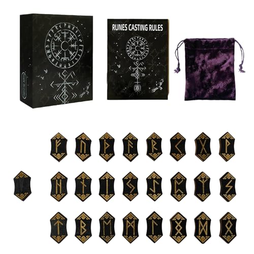 Yaztauho Holz Runen | Wahrsage Runen Mit Anleitungsbuch | Mythologie Meditation Mit Aufbewahrungsbeutel Yaztauho Holz Runen | Wahrsage Runen Mit Anleitungsbuch | Mythologie Meditation Mit Aufbewahrungsbeutel von Yaztauho