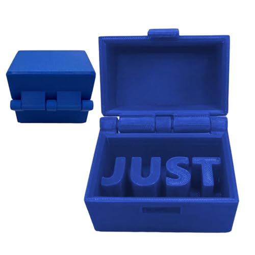 Yaztauho Just in Case Prank Box, Just in Case Joke Gag,Just in Case Prank Stuff Witzbox | Kleine Box mit Wort, lustige Gag-Schatzkiste, Schmuck-Organizer, Schreibtischdekoration, Partyzubehör, von Yaztauho