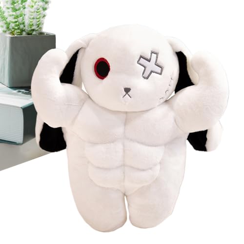 Yaztauho Kuscheltier Hase - Halloween Muskel Kaninchen Plüsch Stehfigur - Knuddelpuppe Deko Kissen Für Ostern Schlafzimmer Wohnzimmer Sofa Bett Auto Yaztauho Kuscheltier Hase - Halloween Muskel Kaninchen Plüsch Stehfigur - Knuddelpuppe Deko Kissen Für Ostern Schlafzimmer Wohnzimmer Sofa Bett Auto von Yaztauho