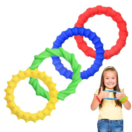 Yaztauho Sensorisches Fidget Armband | Sensorisches Beruhigungsspielzeug Fidget Armband | 4 Stücke Elastisches Silikon Emotionsberuhigende Armbänder | Für Mädchen Teenager Schüler Erwachsene Reise Yaztauho Sensorisches Fidget Armband | Sensorisches Beruhigungsspielzeug Fidget Armband | 4 Stücke Elastisches Silikon Emotionsberuhigende Armbänder | Für Mädchen Teenager Schüler Erwachsene Reise von Yaztauho