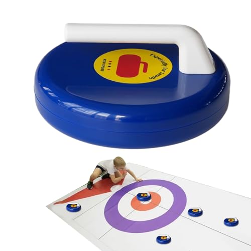 Yaztauho Tragbares Indoor Curling - Tragbare Tischspiele,Freizeitspielzeug für Kinder Erwachsene Büros Klassenräume Studentenwohnheime Garten Familienfeiern Partys College Yaztauho Tragbares Indoor Curling - Tragbare Tischspiele,Freizeitspielzeug für Kinder Erwachsene Büros Klassenräume Studentenwohnheime Garten Familienfeiern Partys College von Yaztauho