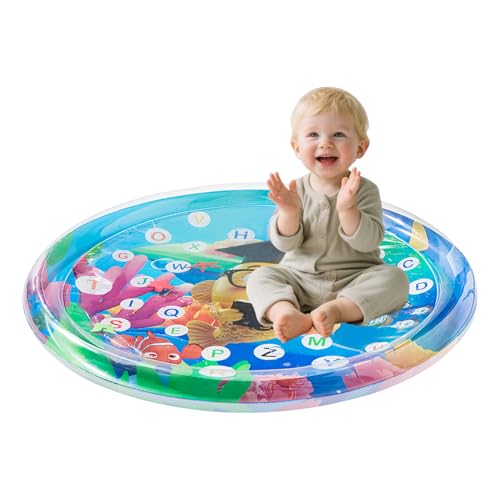 Yaztauho Wassermatte Für Kinder - Aufblasbare Spielmatte,Aktivitätsspielzeug Mit Meerestieren Für Drinnen Spieltreffs Zuhause Lernen Kinderbetreuung Yaztauho Wassermatte Für Kinder - Aufblasbare Spielmatte,Aktivitätsspielzeug Mit Meerestieren Für Drinnen Spieltreffs Zuhause Lernen Kinderbetreuung von Yaztauho