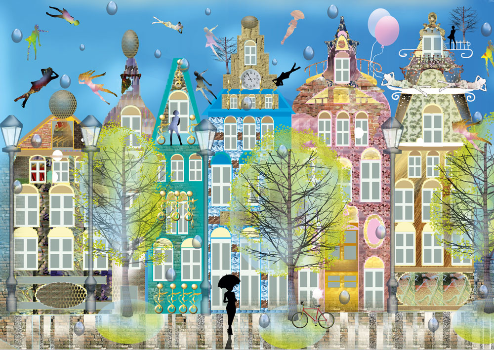 Yazz Belgian City 1000 Teile Puzzle Yazz-3846 von Yazz