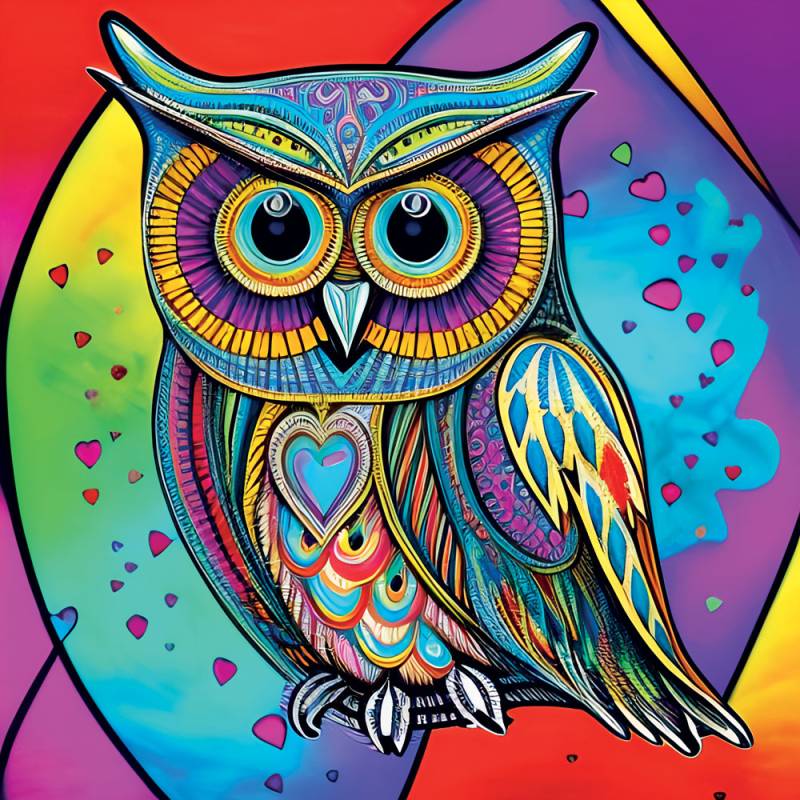 Yazz Boho Owl 1023 Teile Puzzle Yazz-3819 von Yazz