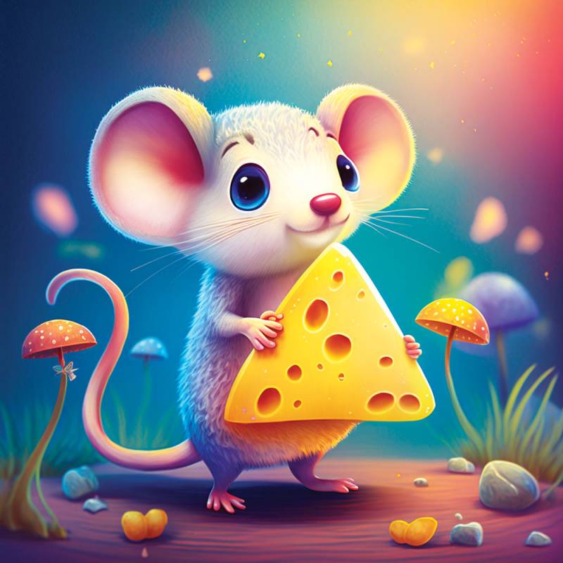 Yazz Lovely Mouse 1023 Teile Puzzle Yazz-3845 von Yazz