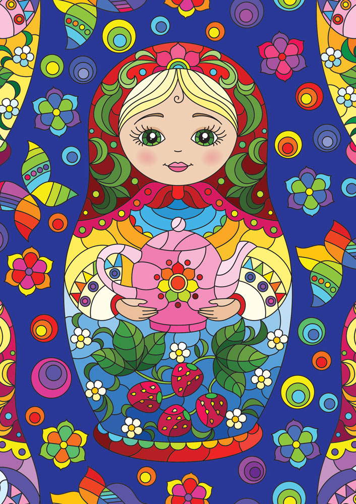 Yazz Matryoshka 1000 Teile Puzzle Yazz-3859 von Yazz