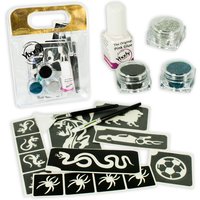 Glitzer-Tattoo-Set für Jungen, 23-teilig von Ybody