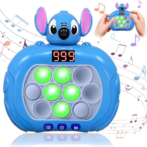 Pop It Elektronisches Spiel,Dekompressionsdurchbruch-Puzzle-Spielmaschine,Quick Push Pop-It,Push Pop Game Controller Bubble Puzzle Pop-It Early Development Spiel für Kinder Erwachsene von Ycaaeo