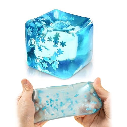 Stresswürfel Ball-Eiswürfel Squeeze Fidget Sensory Cube von Ycfish