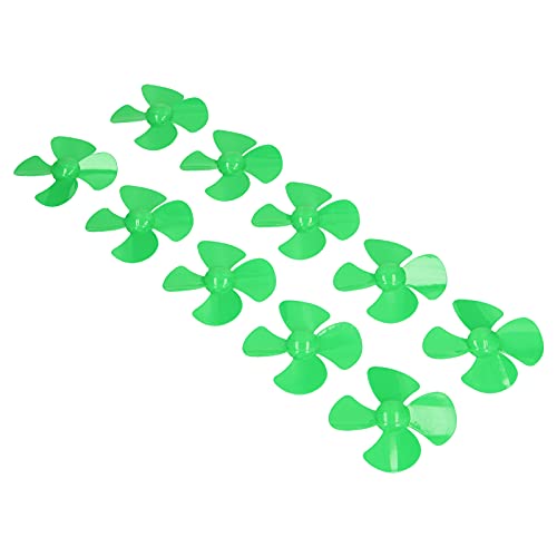 10pcs 60 Mm 4- Boot -Propeller -Spielzeugzubehör mit 2 Mm Loch - ABS -Kunststoff EEN (Green) von Yctze