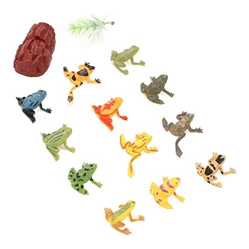 12pcs PVCs Modell Amphibian Hing Toy Set mit Gefälschtem G Sowie Bildung und Spaß. von Yctze