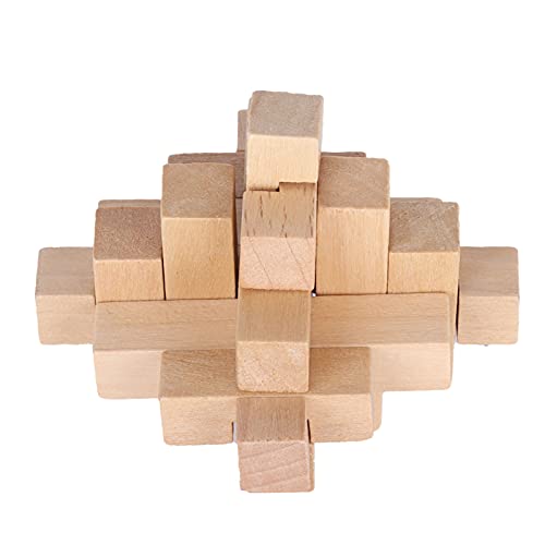 IQ-Puzzle, Holzpuzzles, Intelligente Ineinandergreifende Puzzles, Spielspielzeug, Puzzle-Spielzeug, Holz-Rätselspielzeug für Erwachsene, Puzzle-Schloss-Spielzeug von Yctze