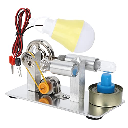 Stirlingmotor, Minimotor mit Praktischer Anwendbarkeit. Edelstahl-Stirlingmotor-Kit für die Interessenkultivierung von Yctze