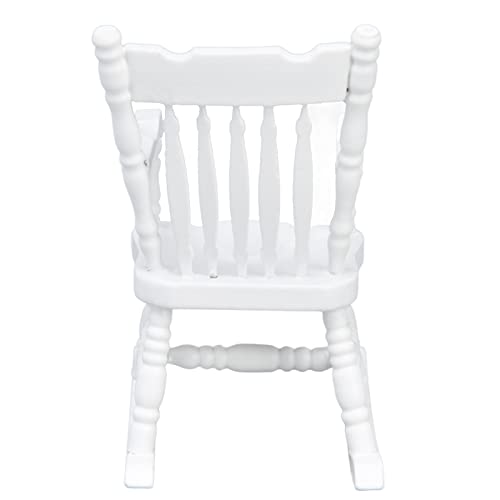 Yctze : 12 Skala Holzpuppenhaus Schaukelstuhl Miniaturmöbel für Dollhouse Decoration, und Sammler Yctze : 12 Skala Holzpuppenhaus Schaukelstuhl Miniaturmöbel für Dollhouse Decoration, und Sammler von Yctze