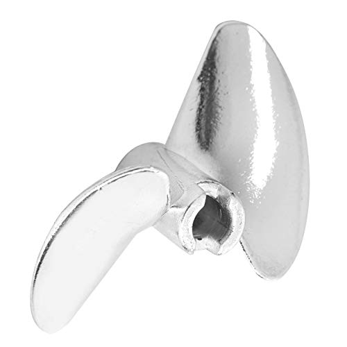 Yctze Aluminium Oy 35mm 2 S RC Bootspropeller Kompatibel mit Feil FT016 FT007 FT012 FT009 FT011 FT010 FT016Silver S RC Marine Propeller Komplettes RC-Bootszubehör. (Silber S) von Yctze