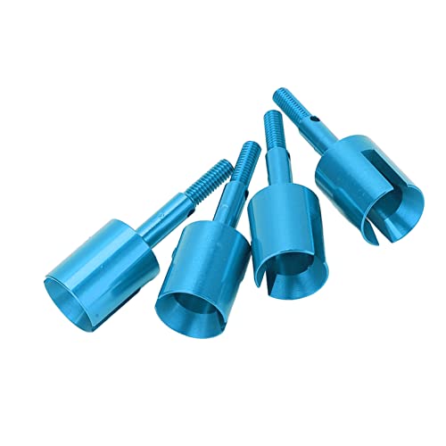 Yctze Fernbedienungsauto -Metallbecher für TT02 Fernbedienungsauto Vier Pack4pcs RC Differenzdifferenzdifferentialgelenk Aluminium -Upgrade Teil für TT02 1/10 RC -Fahrzeug (Blue) von Yctze