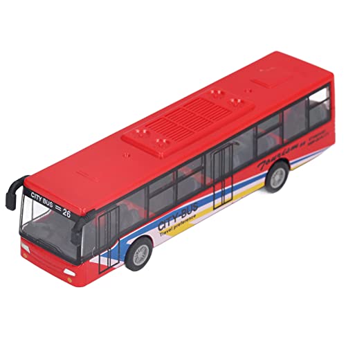 Yctze Legierung Rot Lebensechte Sm Tragbare Bus Modell Lebendige Bus Auto Ornament 3 Jahre Alt Sammlerstück Oy Bus Modell für von Yctze